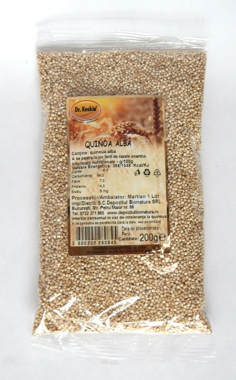 Quinoa alba boabe 200g - BIONATURA