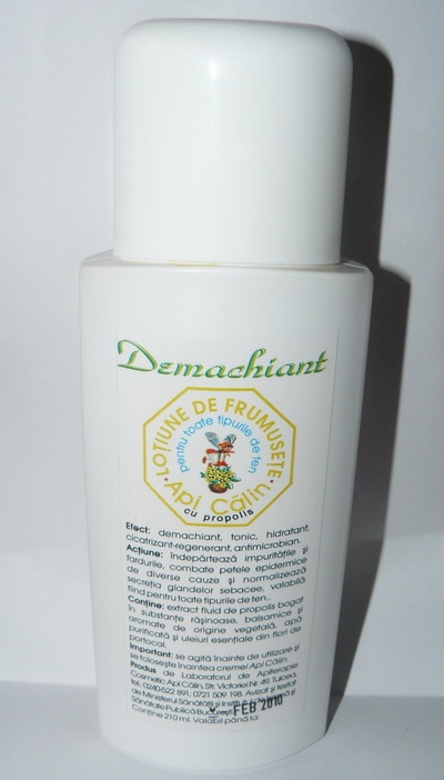 Lotiune demachianta propolis 210ml - API CALIN