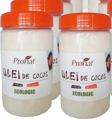 Ulei cocos RBD dezodorizat eco 750ml - PRONAT