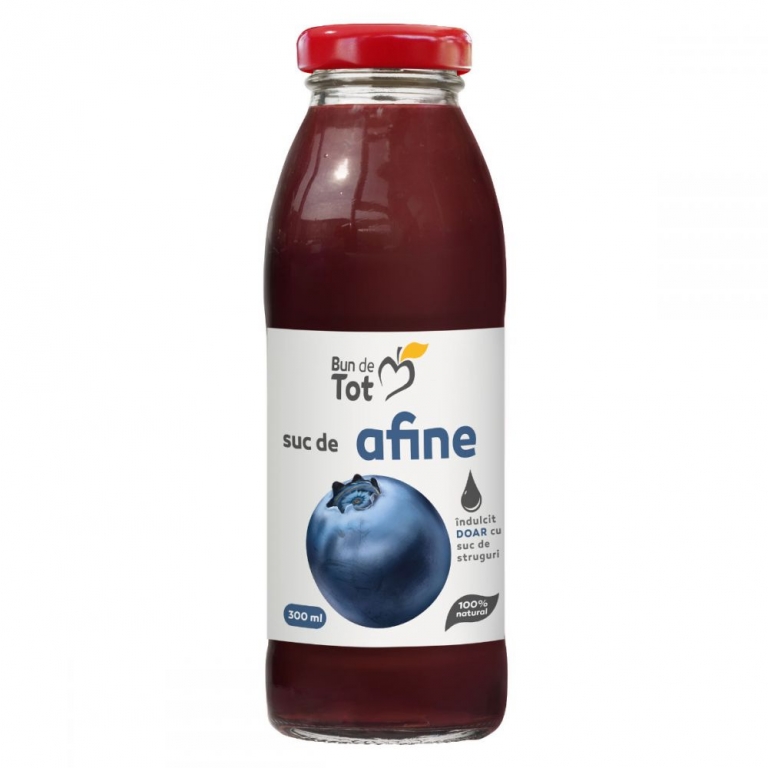 Nectar afine fara zahar bio 300ml - BUN DE TOT