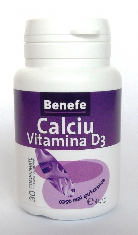Calciu D3 30cp - BENEFE