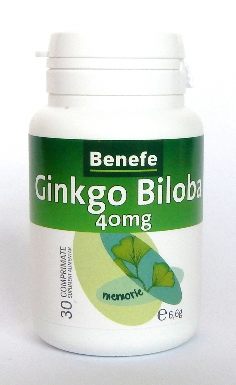 Ginkgo biloba 40mg 30cp - BENEFE