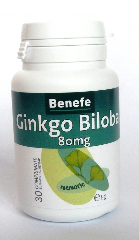 Ginkgo biloba 80mg 30cp - BENEFE