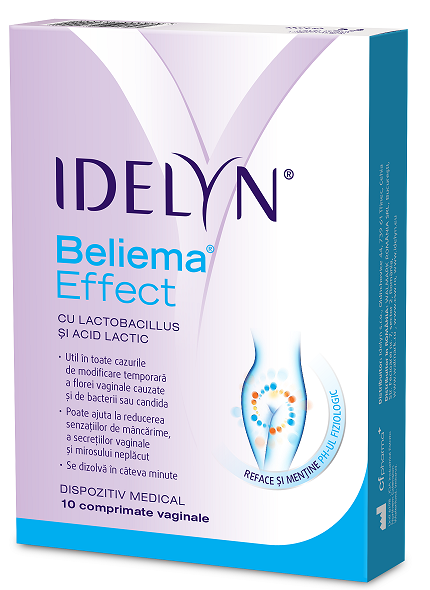 Supozitoare vaginale Beliema effect 10b - IDELYN
