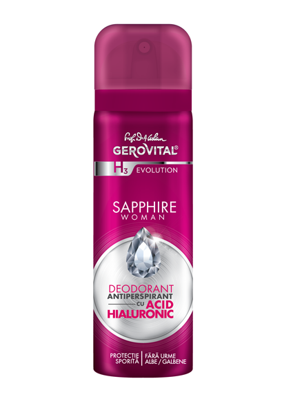 Deodorant spray antiperspirant Sapphire Woman 150ml - GEROVITAL H3 EVOLUTION