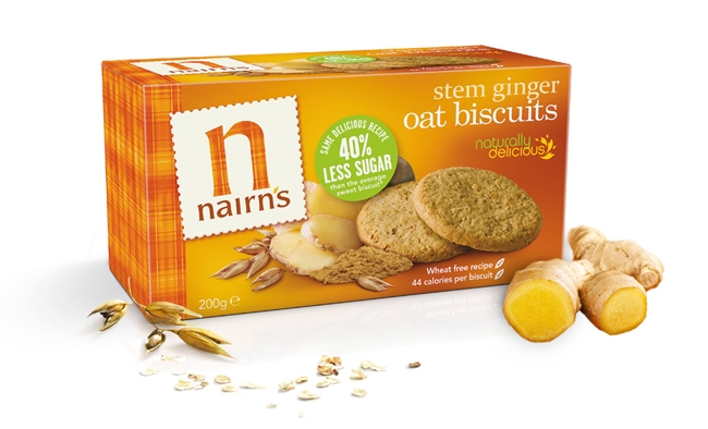 Biscuiti ovaz integral ghimbir 200g - NAIRN`S