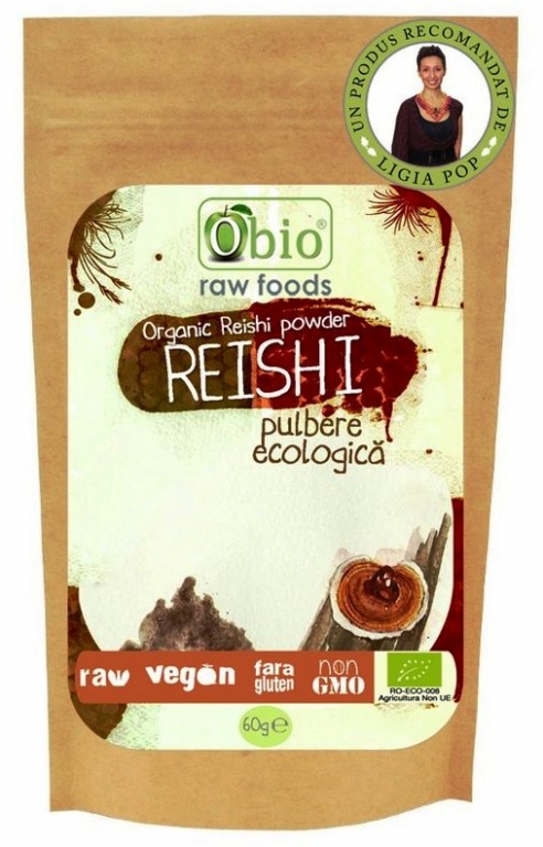 Pulbere reishi raw eco 60g - OBIO