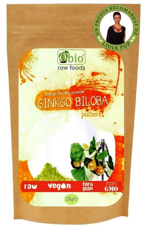 Pulbere ginkgo biloba eco 125g - OBIO