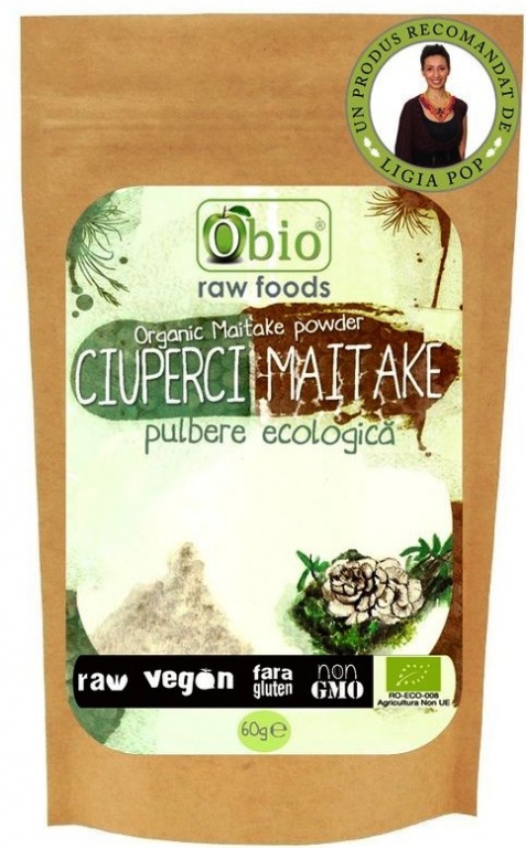 Pulbere maitake raw eco 60g - OBIO