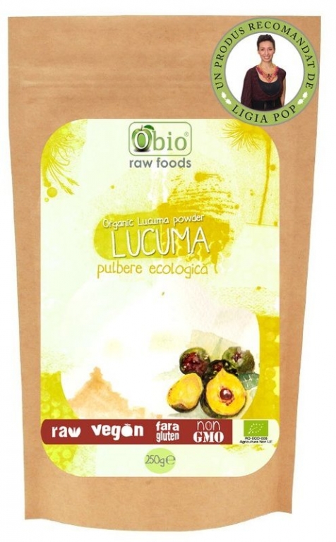 Pulbere lucuma raw eco 250g - OBIO