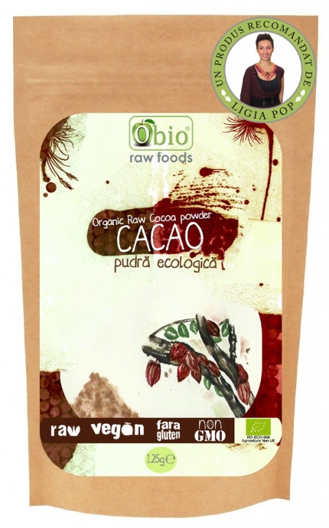 Cacao pulbere raw eco 125g - OBIO