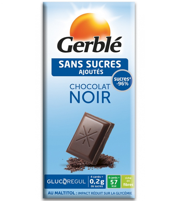 Ciocolata lapte dietetica GlucoRegul 80g - GERBLE