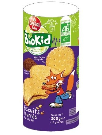 Biscuiti sandvis crema cacao BioKid eco 300g - CEREAL BIO