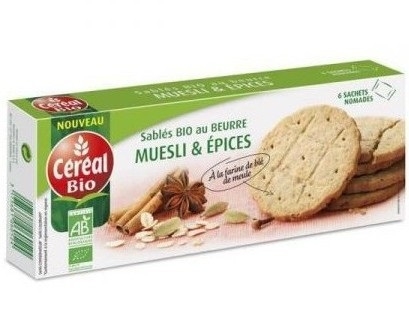 Biscuiti musli condimente fine eco 132g - CEREAL BIO