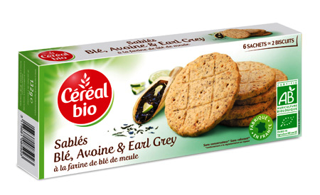 Biscuiti grau ovaz earl grey eco 132g - CEREAL BIO