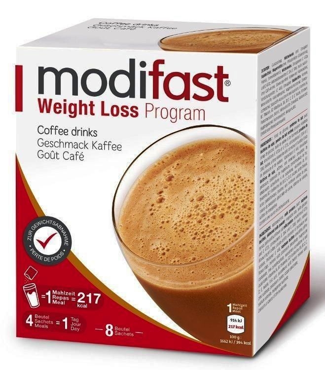 Bautura instant Weight Loss cafea 8x55g - MODIFAST