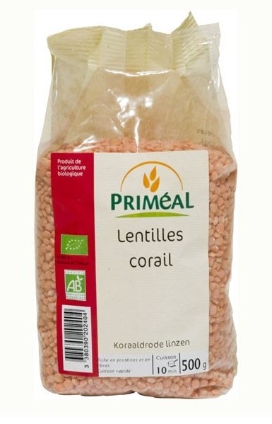 Linte tricolora boabe eco 500g - PRIMEAL