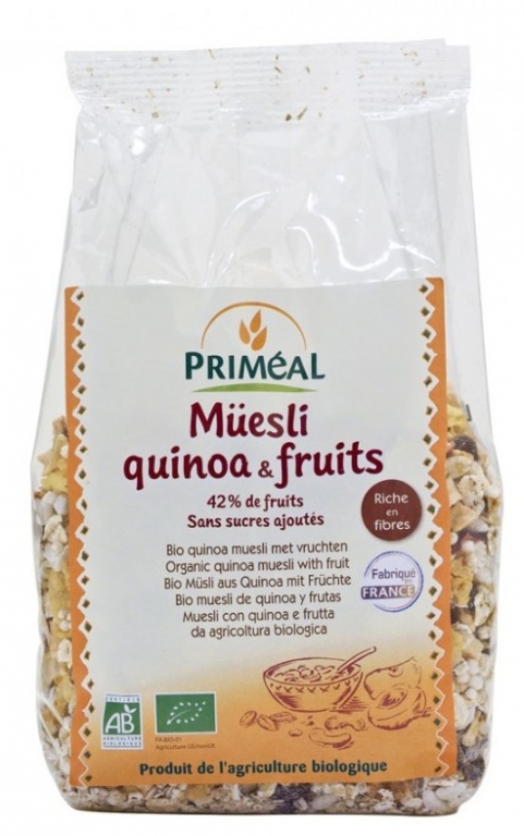 Musli quinoa fructe eco 350g - PRIMEAL