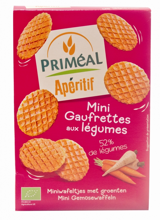 Mini gaufre cu legume eco 49g - PRIMEAL