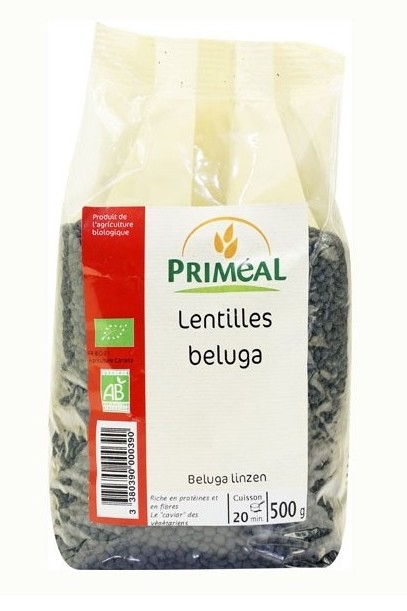 Linte neagra boabe eco 500g - PRIMEAL