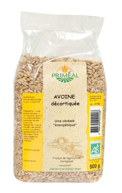 Ovaz decorticat boabe eco 500g - PRIMEAL