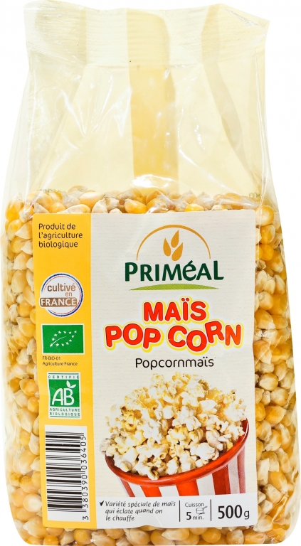 Porumb boabe pt popcorn eco 500g - PRIMEAL