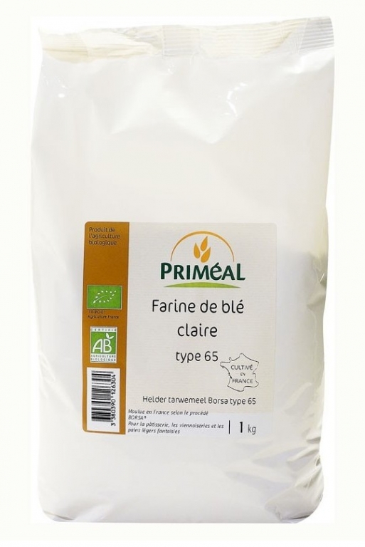 Faina grau alba eco T650 1kg - PRIMEAL