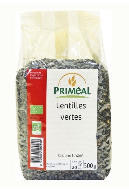 Linte verde boabe eco 500g - PRIMEAL