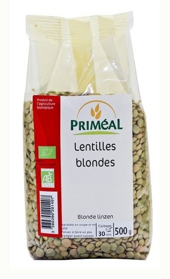 Linte galbena boabe eco 500g - PRIMEAL