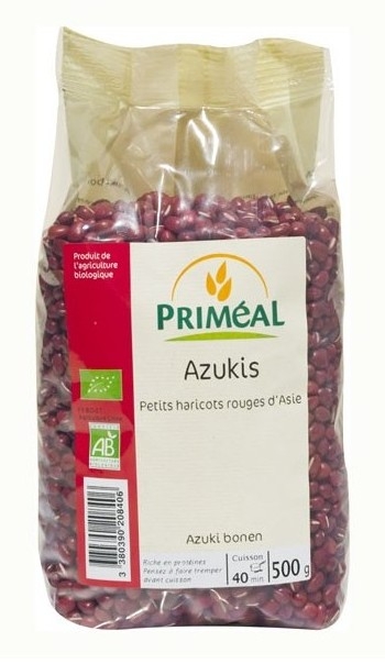 Fasole azuki boabe eco 500g - PRIMEAL