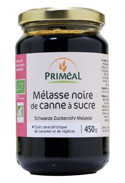 Melasa neagra trestie zahar bio 450g - PRIMEAL