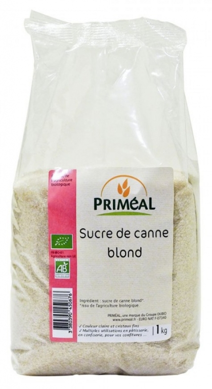 Zahar alb trestie bio 1kg - PRIMEAL