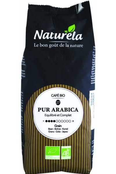 Cafea boabe arabica Pur eco 250g - NATURELA