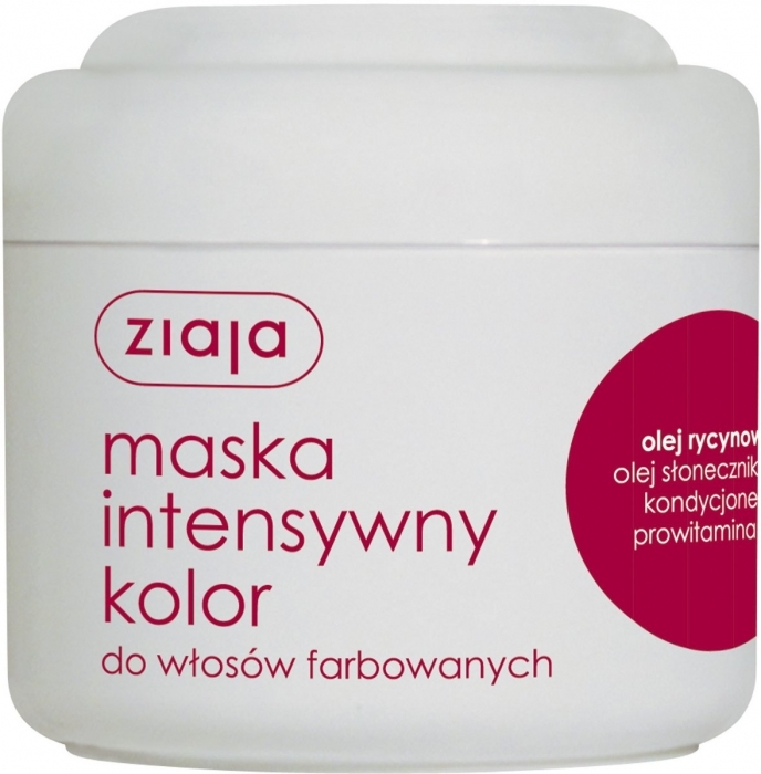 Masca par intensiva protectie culoare ulei ricin fl soarelui 200ml - ZIAJA