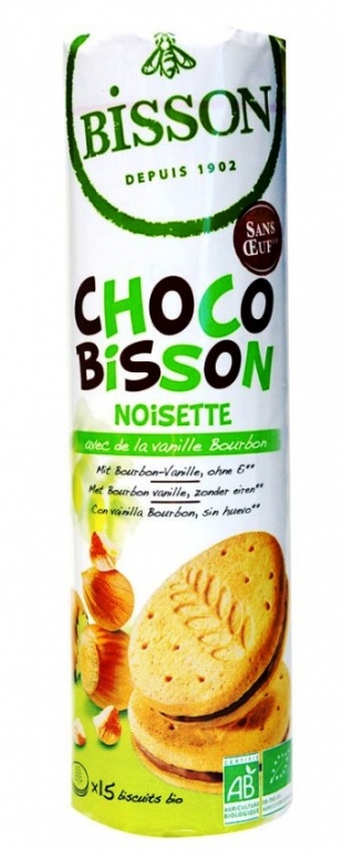 Biscuiti umpluti cacao crema alune eco 300g - BISSON