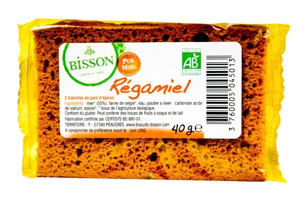 Turta dulce miere Regamiel eco 2x20g - BISSON