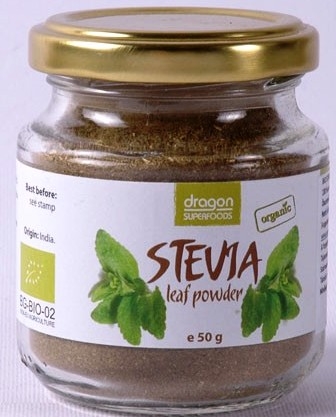 Stevia frunze indulcitor pulbere 50g - SMART ORGANIC