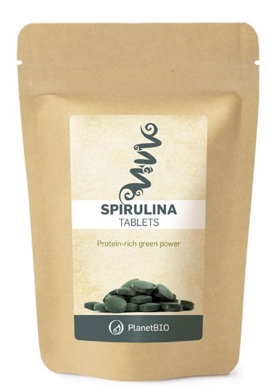 Spirulina tablete 500mg eco 180cp - PLANET BIO