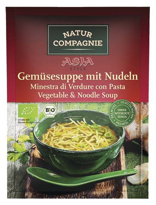 Supa legume taitei Asia bio 40g - NATUR COMPAGNIE