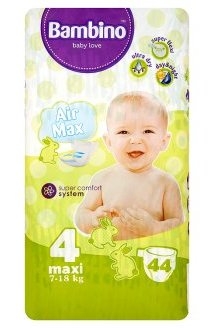 Scutece super comfort nr4 maxi {7~18kg} 44b - BAMBINO