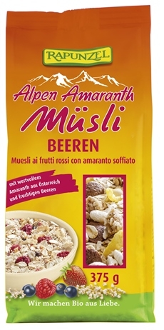 Musli amarant fructe padure eco 375g - RAPUNZEL