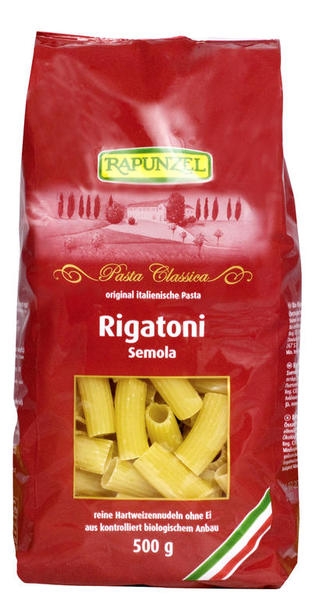 Paste rigatoni grau eco 500g - RAPUNZEL