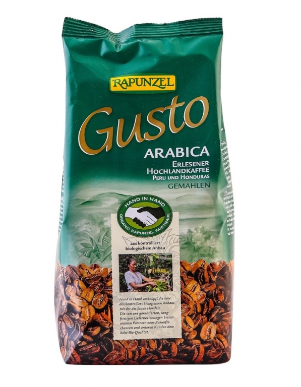 Cafea macinata arabica Gusto eco 500g - RAPUNZEL