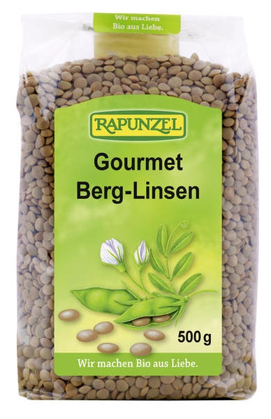 Linte maro Gourmet boabe eco 500g - RAPUNZEL