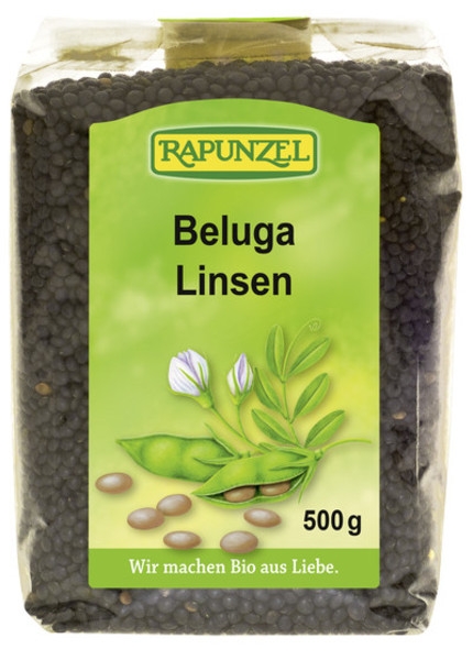 Linte neagra boabe eco 500g - RAPUNZEL