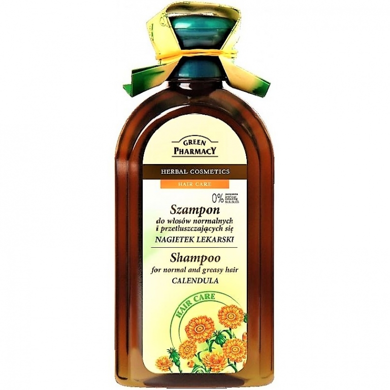 Sampon galbenele par normal gras 350ml - GREEN PHARMACY