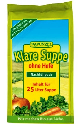 Baza supa vegetala clara fara drojdie eco 500g - RAPUNZEL