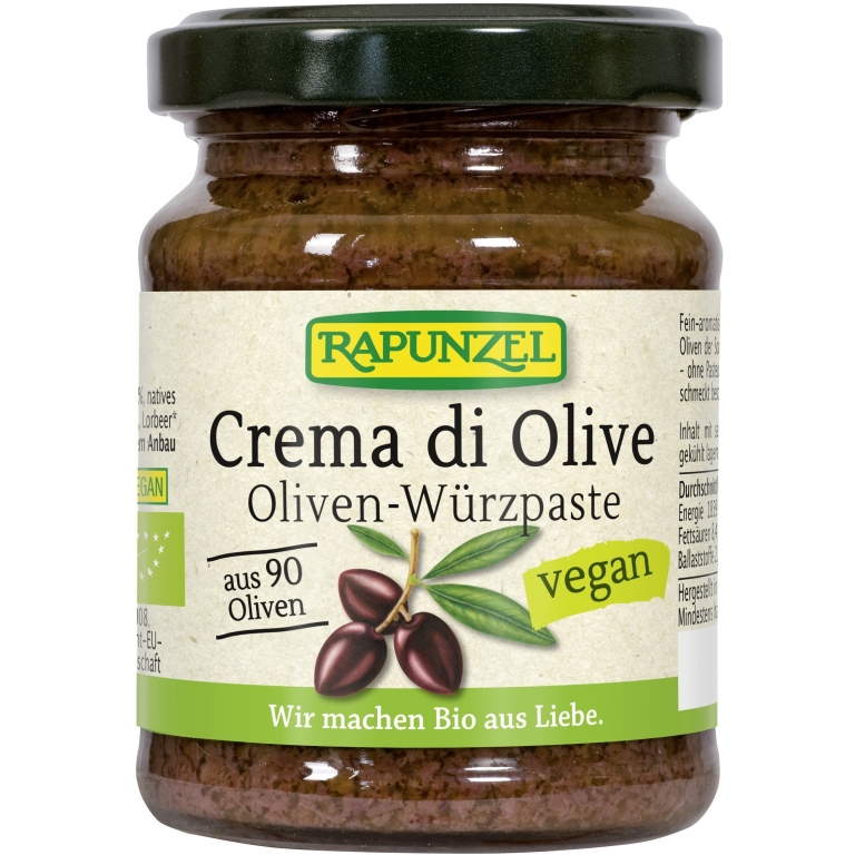 Crema masline negre eco 120g - RAPUNZEL