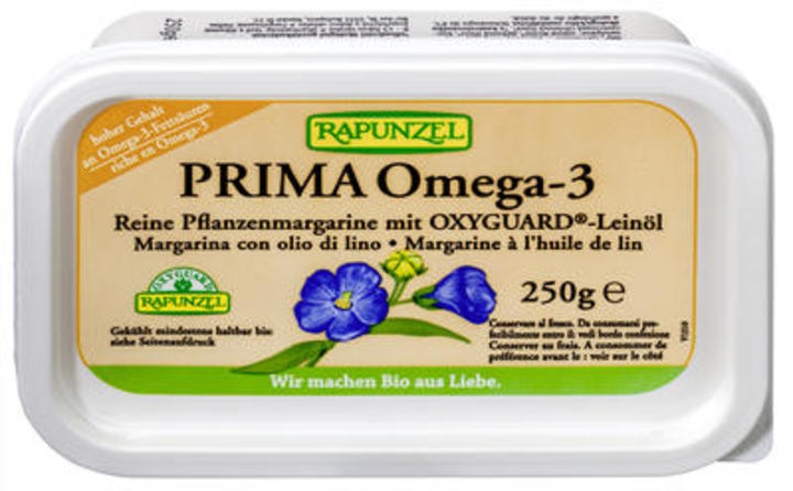 Margarina omega3 ulei in Prima eco 250g - RAPUNZEL