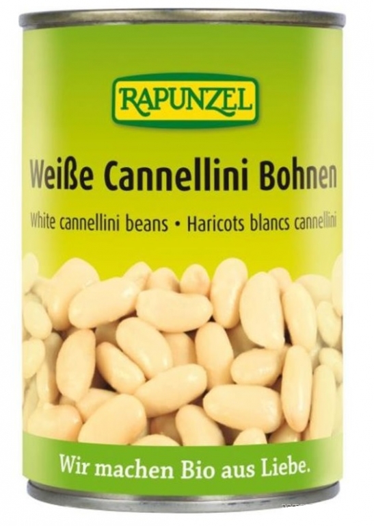 Conserva fasole alba cannellini eco 400g - RAPUNZEL